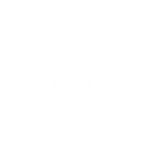 Logo of "officedesigns" in gray, minimalist font on a light gray background.