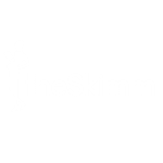 Logo of "theskimm" featuring stylized, lowercase text and a silhouette of a woman holding a newspaper, all in white on a transparent background.