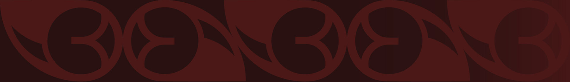 Stylized, repeating numbers "3" in a dark maroon color, each within an abstract, rounded rectangular shape, creating a continuous and flowing visual pattern across the image.