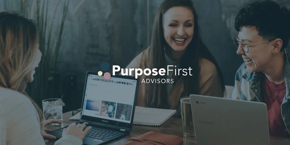 Purpose First Advisors brand photo of a client meeting