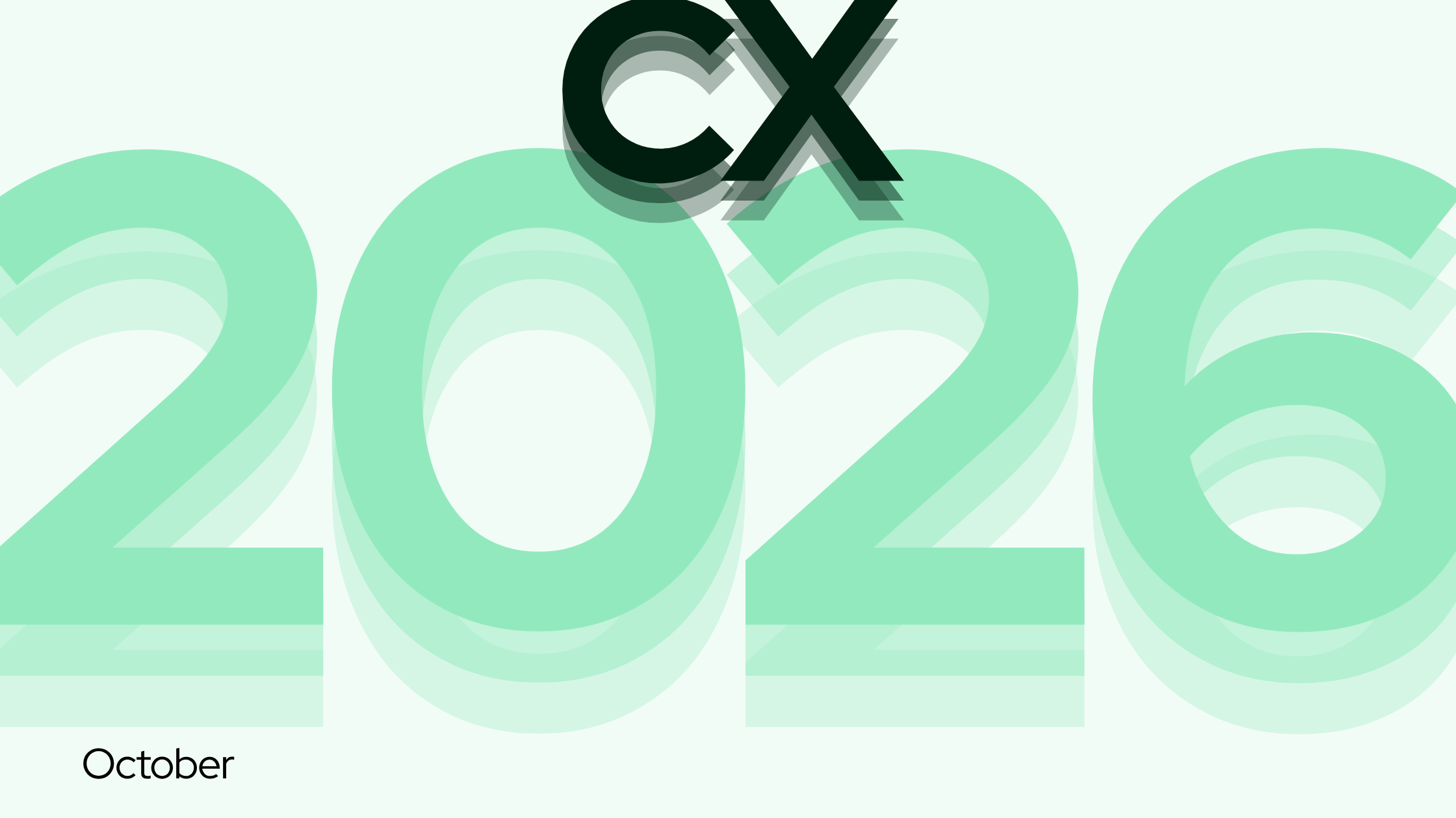 Cover graphic: CX 2026, October