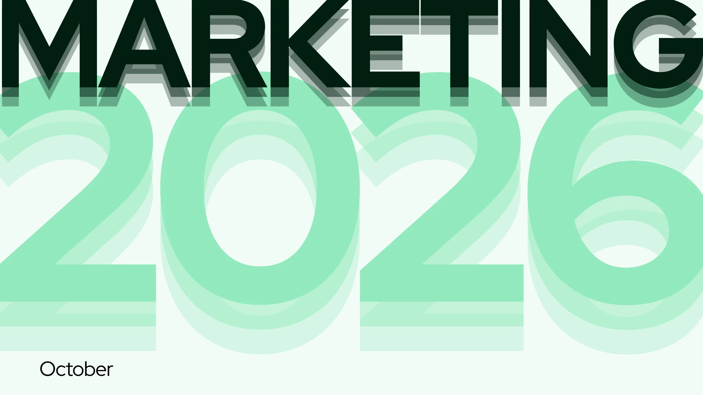 Cover graphic: MARKETING 2026, October