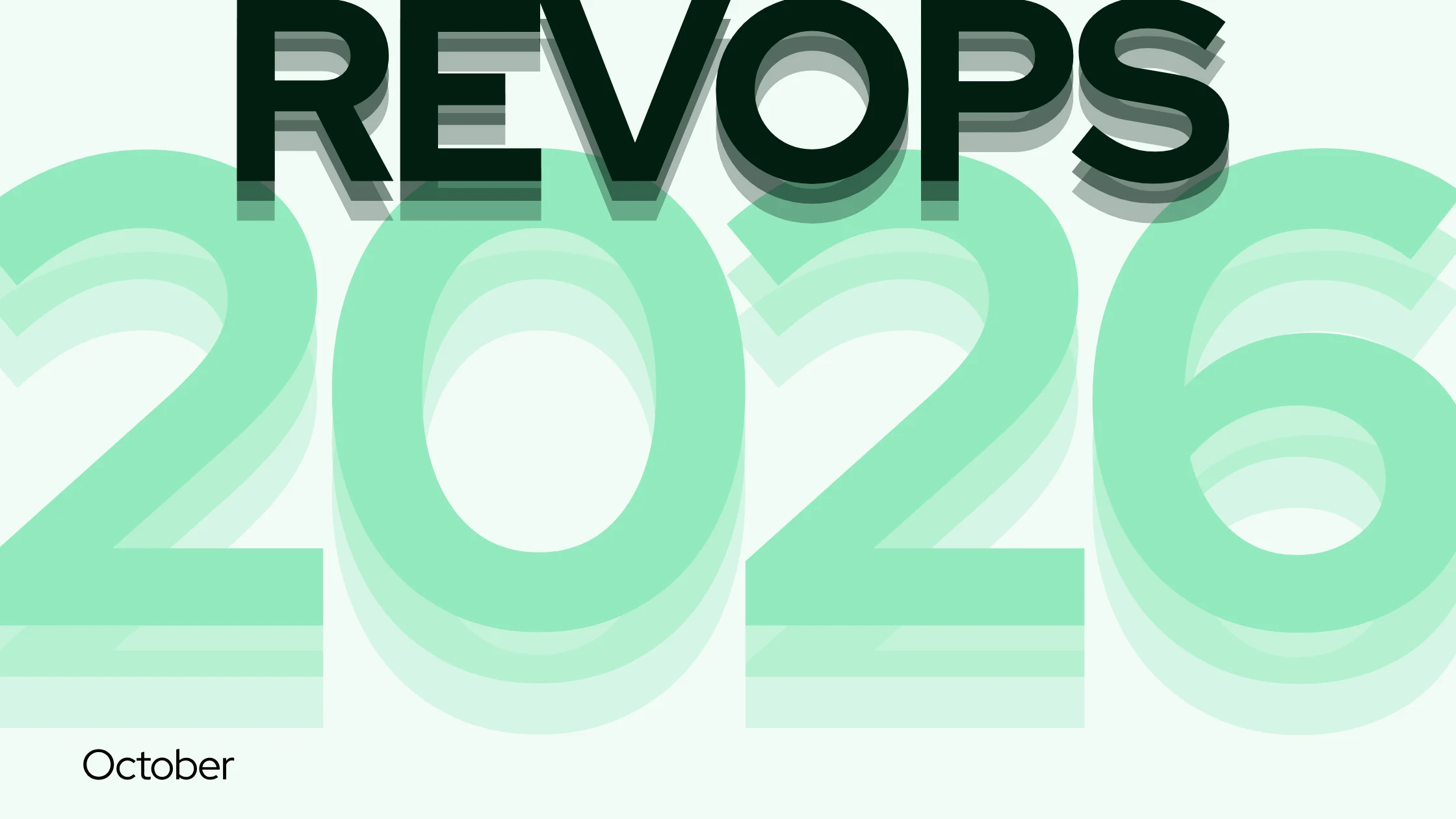 Cover graphic: REVOPS 2026, October