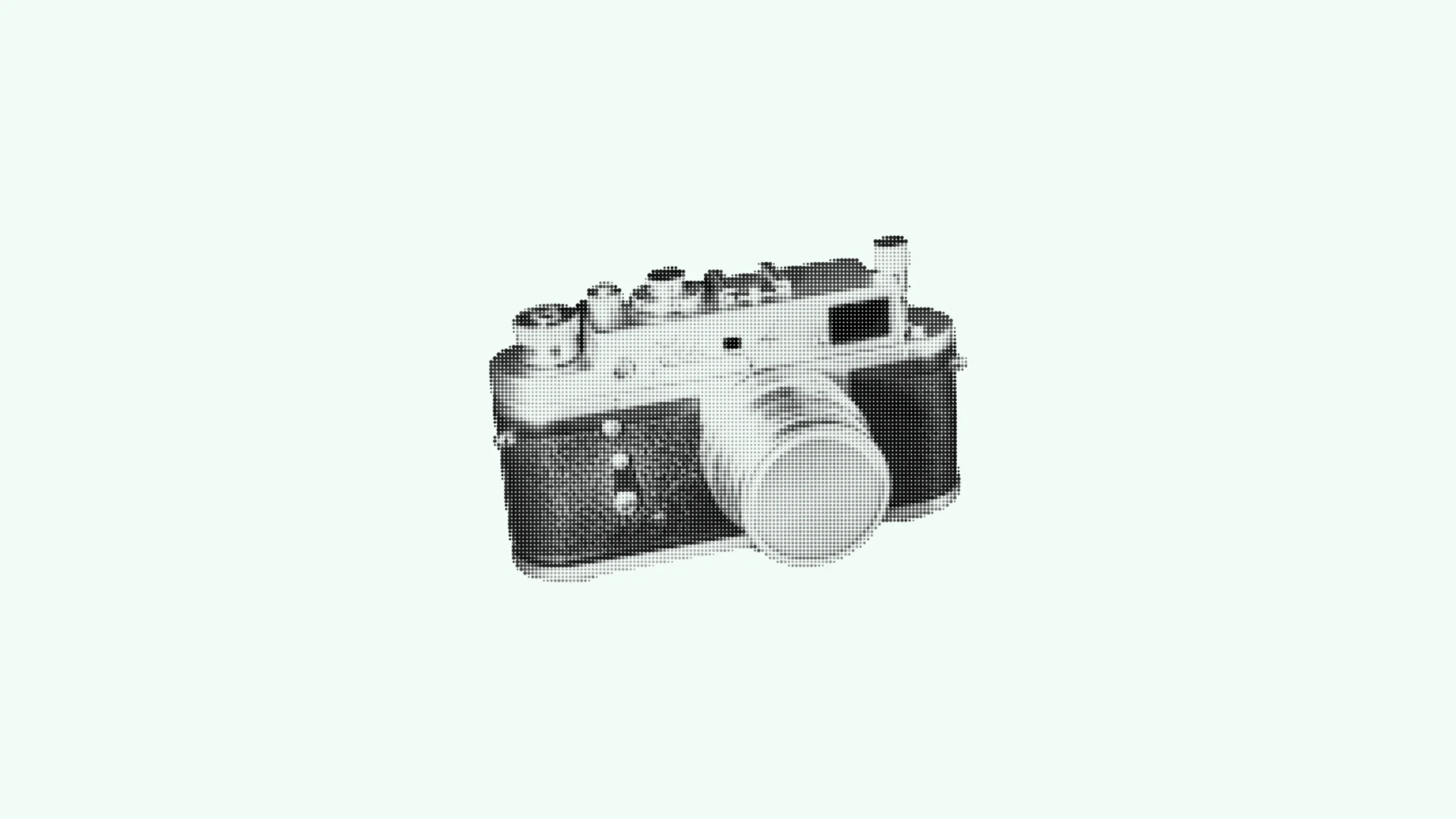 Classic Soviet rangefinder camera in a black and white close-up shot.